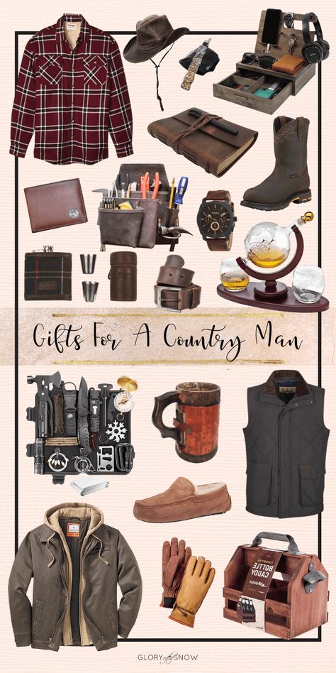 Useful Gifts For Men, Country Boyfriend, Men Anniversary Gifts, Gifts For Men Birthday, Gifts For Men Anniversary, Men Birthday Gifts, Besties Christmas, Country Guys, Men Gift Ideas