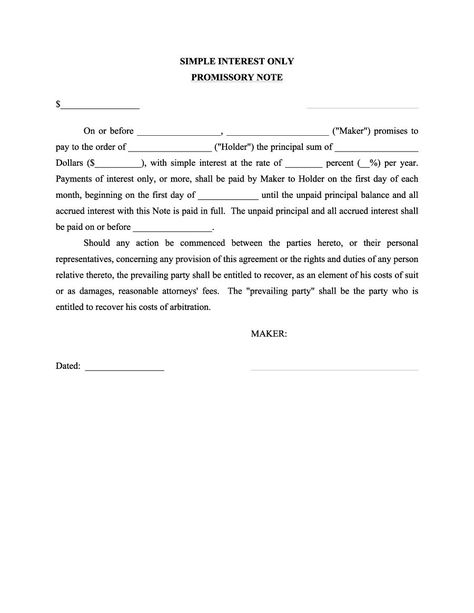 Download promissory note template 19 Notes For School, Morning Handsome, Note Templates, Marketing Proposal, Promissory Note, Simple Interest, Blank Check, Money Change, School Template