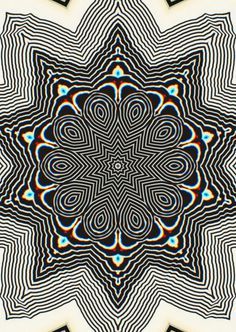 Creative Pretty, Jen, Stark, Psychedelic, and State image ideas & inspiration on Designspiration Psychadelic Art, Psy Art, Optical Art, Tableau Art, Illusion Art, Wow Art, Trippy Art, Hippie Art, Op Art