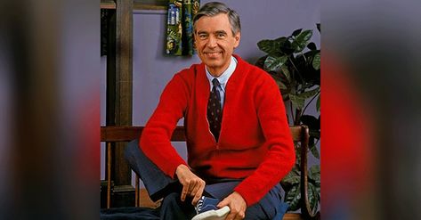 Mr. Rogers was so smart. Mister Rogers Neighborhood, Fred Rogers, Mr Rogers, Mens Halloween Costumes, Birthday Meme, Tom Hanks, Wholesome Memes, Diy Halloween Costumes, Theme Song