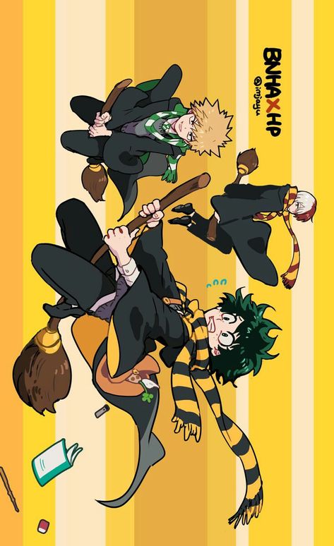 Anime X Harry Potter, My Hero Academia X Harry Potter, My Hero Academia Harry Potter, Mha Harry Potter, Mha X Harry Potter, Mha Harry Potter Au, Harry Potter Crossover, Todoroki Shouto, Midoriya Izuku