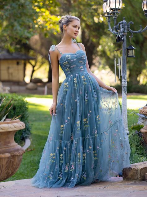 Floral Prom Dress, Tea Length Tulle, Tulle Embroidery, Floral Prom Dresses, Floral Corset, Corset Dress Prom, Sweetheart Prom Dress, Prom Dresses For Sale, Embroidery Floral