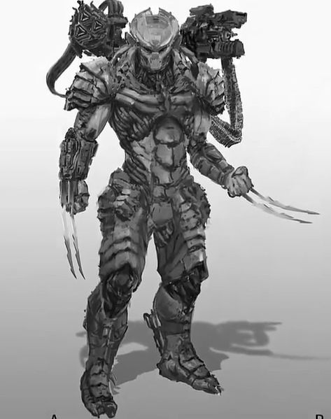 Predator Armor, Predator Artwork, Predator Alien Art, Predator Movie, Alien Artwork, Futuristic Armour, The Reaper, Arte Alien, Battle Armor