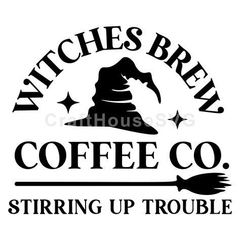 Witches Brew Svg, Svg Free Files For Cricut, Funny Koozies, Cricket Joy, Witchs Brew, Witches Brew Coffee, Tshirt Design Diy, Halloween Stencils, Cricut Shirts