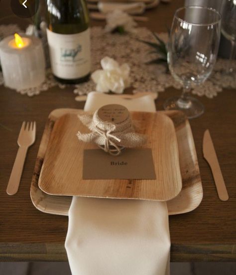 Bamboo Plates Wedding, Wedding Food Table, Wedding Dinnerware, Palm Leaf Plates, Bamboo Plates, Eco Wedding, Wedding Plates, Eco Friendly Wedding, Leaf Plates