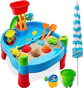 Sand Water Table, Toddler Water Table, Outdoor Toys For Toddlers, Toddler Boy Toys, Building Tools, Sand And Water Table, Kids Sand, Playset Outdoor, Water Table