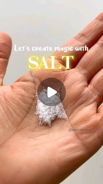 Salt In Painting, Salt Technique Watercolor, Watercolor Painting Prompts, Watercolor And Salt Painting, Salt And Watercolor Painting, Salt Watercolor Painting, Salt Art Painting, Watercolor With Salt, Salt Drawing