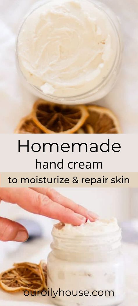 Hand Lotion Recipe, Homemade Hand Cream, Diy Body Cream, Body Cream Recipe, Hand Cream Recipe, Hand Cream Homemade, Diy Hand Cream, Dry Skin Diy, Homemade Lotion Recipe