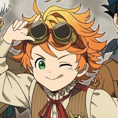 Emma The Promised Neverland, Ray Emma, The Promised Neverland, Non Binary, Promised Neverland, Aesthetic Icon, Red, Hair, Anime