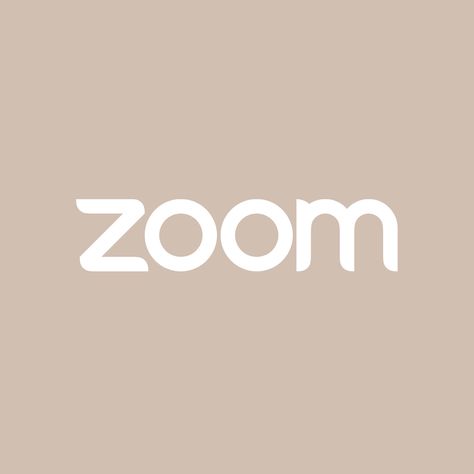 Zoom Icon Aesthetic, Zoom App Icon, Icon Aesthetic Beige, Period Apps, Zoom Icon, Ipad Organization, App Organization, Widget Smith, Icon Changer