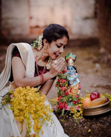 #Vishu #kerala #photography #photoshoot #ideas #village #nadanpennu#culture #traditional #nature Vishu Photoshoot Ideas, Vishu Photography, Vishu Photoshoot, Kerala Festival, Kerala Trip, Kerala Photography, Happy Easter Wallpaper, Mary Pictures, Nature Iphone Wallpaper