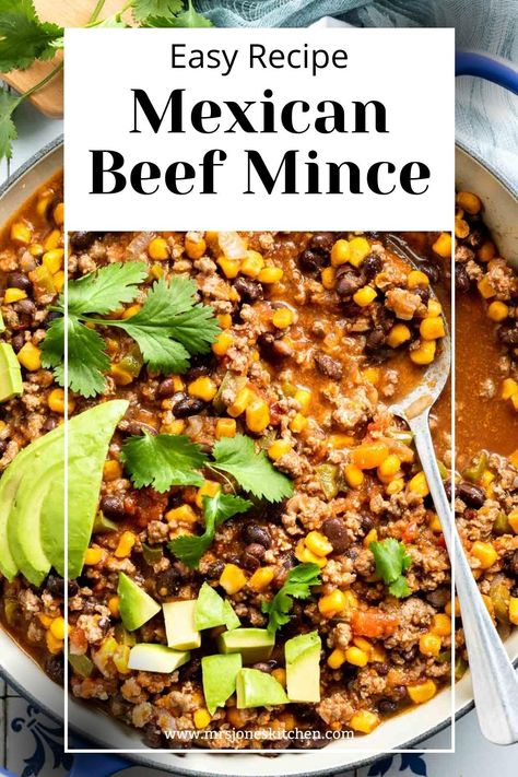 Slow Cooker Minced Beef, Minced Beef Recipes Easy, Beans And Vegetables, Minced Beef Recipes, Beans And Corn, Minced Meat Recipe, Meat Casserole, Recipe Using Chicken, Healthy Beef Recipes