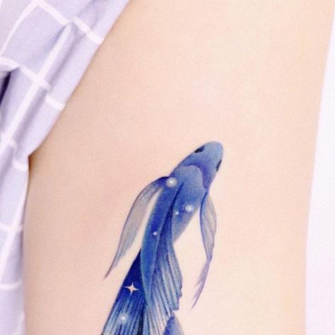 I’m 페리아:ᴘ on Instagram: "@peria_tattoo shining betta💙🤍💜" Blue Betta Fish Tattoo, Blue Betta Fish, Betta Fish Tattoo, Fish Tattoo, Betta Fish, Fish Tattoos, Fish, Tattoos, On Instagram