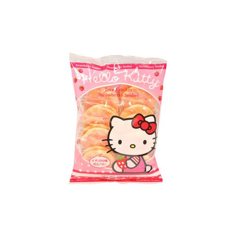 Hello Kitty Strawberry Senbei Rice Cracker 2.47 oz ($2.19) ❤ liked on Polyvore featuring food, fillers, food and drink and food & drinks Hello Kitty Strawberry, Rice Cracker, Hello Kitty Merchandise, Korean Snacks, Cute Snacks, Japanese Snacks, Hello Kitty Items, Kawaii Food, Hello Kitty Collection