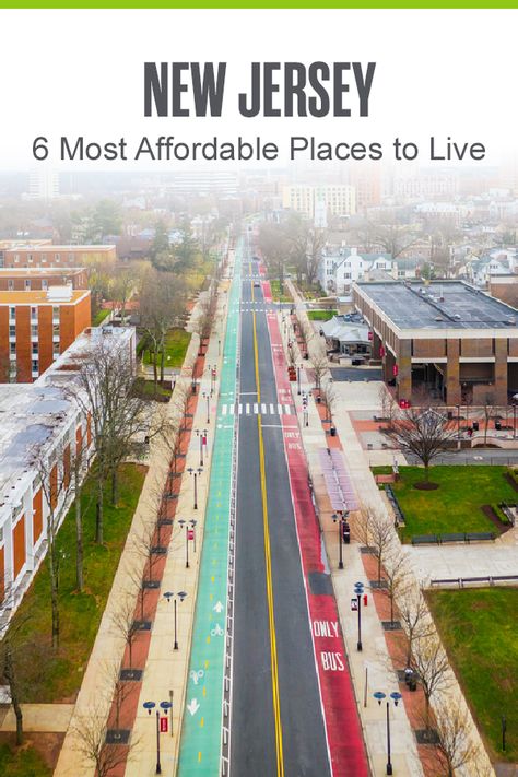 Thinking of living in New Jersey? The Garden State can be expensive with a median home price of $342,527 and median monthly rent of $2,000, but there are plenty of affordable cities here that you can call home! New Jersey residents enjoy budget-friendly housing options, safe neighborhoods, and tons of outdoor recreation, while also being a short commute away from more expensive areas like New York City and Philadelphia. Take a look at these six affordable places to live in New Jersey! Bristol Stool, Extra Space Storage, Safe Neighborhood, Places To Live, Space Storage, Garden State, Delaware River, New Brunswick, Jersey City