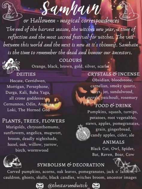 Samhain Traditions Witches, Samhain Deities, Samhain Crystals, Pagen Holidays, Wicca Holidays, Samhain Traditions, Samhain Ritual, Pagan Holidays, Samhain Halloween