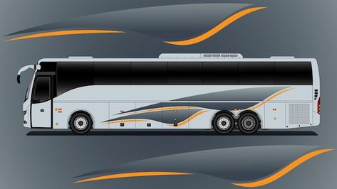 Bus Smilator, Bus Painting Design, Vector Bus, Bus Branding, Website Slider, Bus Design, Bus Line, Workout Beginner, Luxury Bus