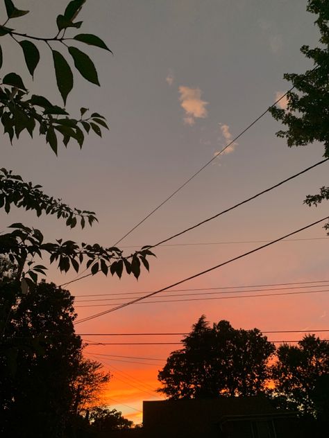 Orange Blue Sky Aesthetic, Pink Orange Sky Aesthetic, Sunset Reference Photo, Sunset Skys, Orange Sunset Aesthetic, Pink And Orange Sunset, Evening Sunset, Sky Photography Nature, Orange Sunset