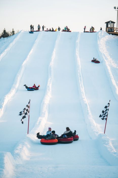 Claire Forlani, Winter Bucket List, Snow Tubing, Snow Trip, Colorado Vacation, Michigan Travel, Tina Fey, Kevin Costner, Christian Bale