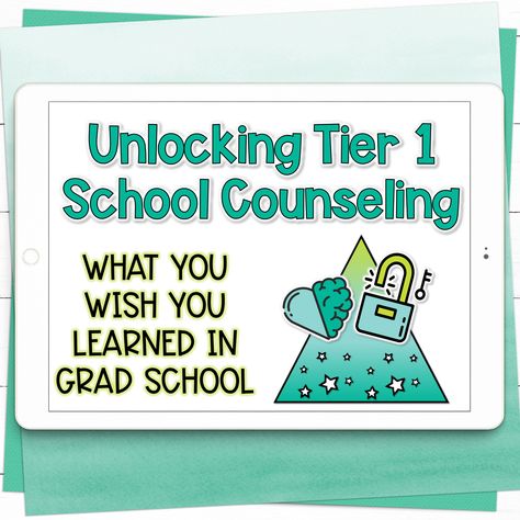 Unlocking Tier 1 School Counseling: A Core Curriculum Training School Counselor Door Ideas, Elementary School Counselor Office, High School Counseling Office, School Counselor Door, School Counselor Organization, Brain Breaks Elementary, Elementary School Counseling Office, Calming Room Ideas, Elementary Counselor