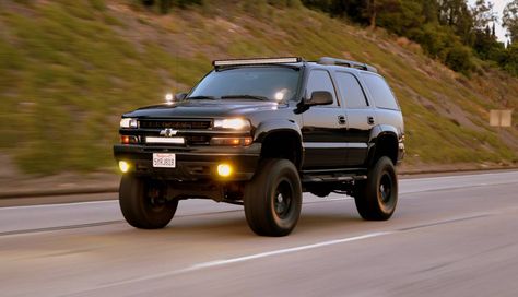 “My Ninja” 2003 Chevy Tahoe Z71. 9 inch RCD Lift. Overland Suburban, Tahoe Custom, Lifted Tahoe, Lifted Chevy Tahoe, Chevy Tahoe Z71, Tahoe Z71, Jeep Wk, Trucks Chevy, Chevy 4x4