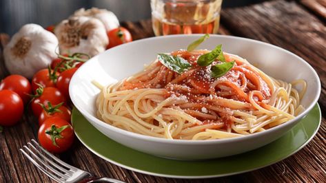 This Grated Tomato Pasta Recipe Is Like a Trip to Sicily in a Bowl — Fresh + Easy in 30 Minutes Grated Tomato, Mediterranean Diet Food List, Tomato Pasta Recipe, Pasta Meals, Box Grater, Italian Vacation, Whip It, Tomato Pasta, Mediterranean Diet Recipes