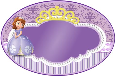 Sweet Sofia the First: Free Printable Invitations and Candy Bar Labels. Sofia The First Background, Background For Name, Princess Sofia Party, Sofia The First Birthday Party, Candy Bar Wrapper Template, Princesa Sophia, Sofia Party, Candy Bar Labels, Free Printable Invitations