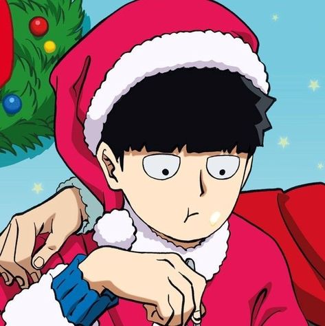 Kageyama Icon, Shigeo Kageyama, Persona 5 Anime, Mob Physco 100, Anime Christmas, 5 Anime, Christmas Icons, Icon Pfp, Anime Movies