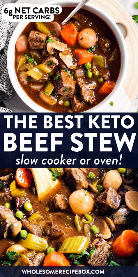 Keto Beef Stew Slow Cooker, Beef Stew Slow Cooker, Stew Slow Cooker, Keto Beef Stew, Keto Beef, Oven Recipe, Keto Crockpot Recipes, Low Carb Low Fat Recipes, Breakfast Low Carb