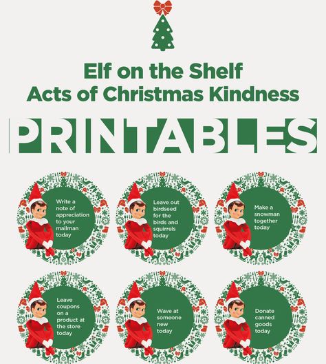 Kristi Young Design: Acts of kindness for your Elf on a Shelf Elf On The Shelf Service Ideas, 30 Day Kindness Challenge, Kindness Challenge For Kids, Acts Of Kindness Challenge, Kindness Elf, Elf Classroom, Elf Stuff, Christmas Kindness, Kindness For Kids