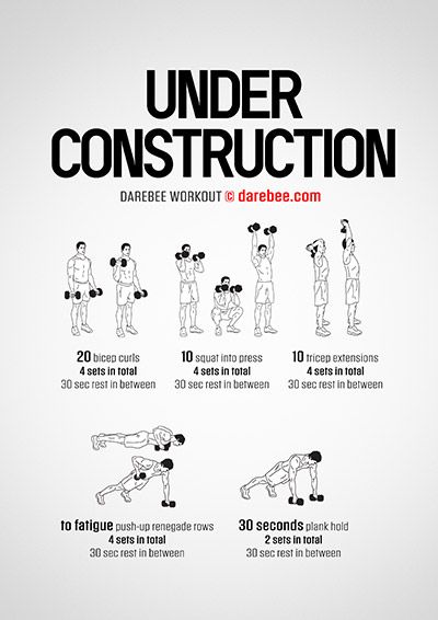 DAREBEE Workouts Superhero Workout, Dumbbell Exercises, Workout Program Gym, Workout List, Dumbell Workout, Full Body Workout Routine, Leg Workouts, Workout Routine For Men, Routine Ideas