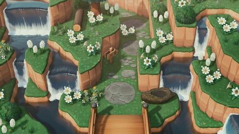 Acnh Entrance, Waterfall Designs, National Geographic Animals, Cottagecore Animal Crossing, Acnh Cottagecore, Animal Crossing 3ds, Animals Crossing, Ac New Leaf, Animal Crossing Guide