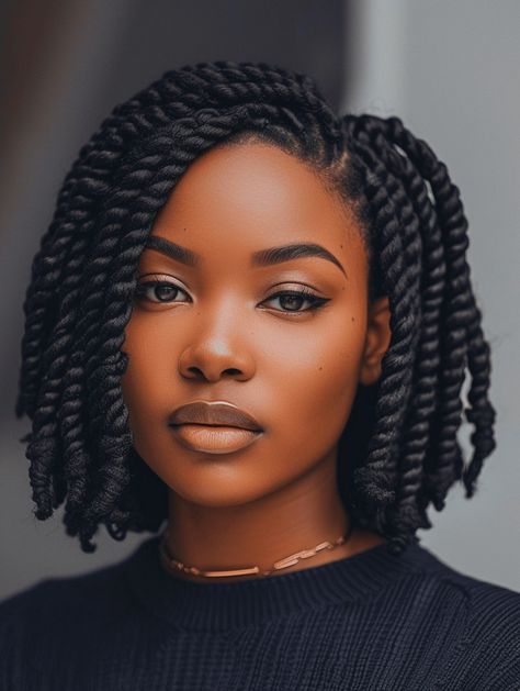 32 Gorgeous Spring Haircut Ideas for Black Women Andi From Sistas Hair, Haircut Ideas For Black Women, Spring Haircut, Haircut Girl, Spring Haircuts, Bob Braids Hairstyles, Short Box Braids Hairstyles, Natural Hair Twists, Twist Braid Hairstyles