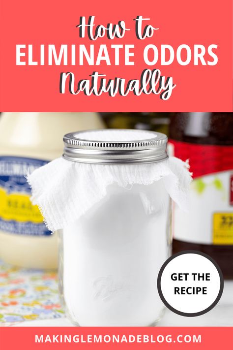 This DIY fridge deodorizer removes stinky fridge smells naturally and also keeps it smelling fresh for a long time. Plus, it's super easy to make! Diy Fridge Deodorizer Baking Soda, Baking Soda Fridge Deodorizer, Fridge Deodorizer Diy, Fridge Smells, Fridge Deodorizer, Room Deodorizer, Making Lemonade, Are Essential Oils Safe, Helpful Things