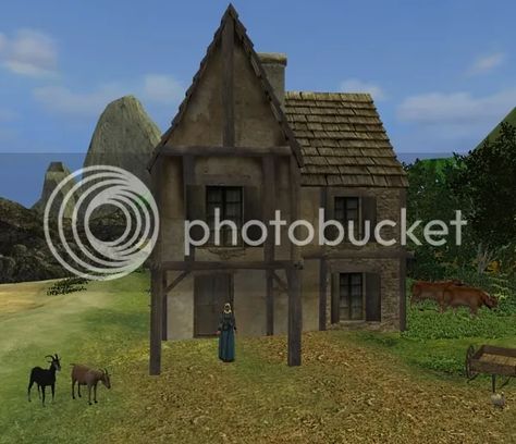 Plumb Bob Keep <> The Sims 2 Middle Ages • View topic - A House for my medieval neighborhood! Medieval Neighborhood, Ts4 Medieval, Old Castle, The Sims 2, Cc Finds, Sims 2, Middle Ages, The Sims, A House