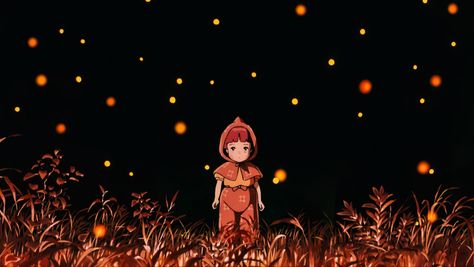 Anime : Grave of the Fireflies Grave Of Fireflies, Indian Flag Images, Grave Of The Fireflies, Inspiration Videos, Still Frame, Indian Flag, Firefly, Animated Movies, Studio Ghibli