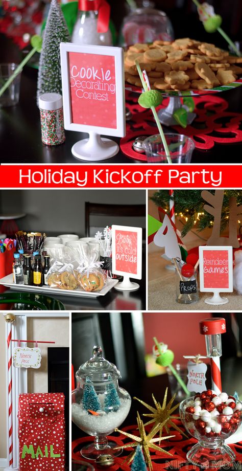 Holiday Kickoff Party Full of Fun Ideas for Kids and Adults #HolidayMadeSimple #ad Christmas Kick Off Ideas, Kick Off To Christmas Party, Ultimate Christmas Party, Fun Ideas For Kids, Christmas Entertaining, Hello December, Kids Holiday, Ultimate Christmas, Diy Coffee