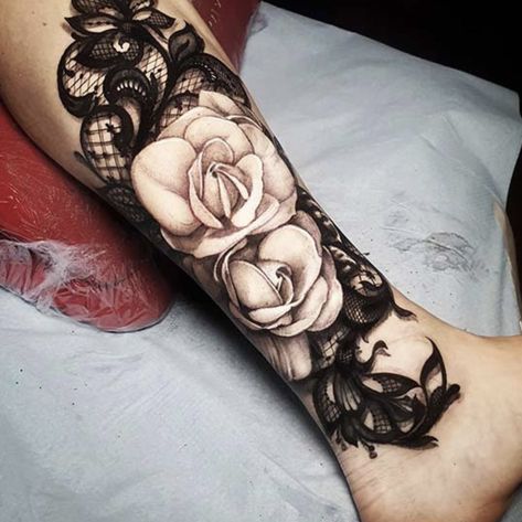 Rose And Lace Tattoo Design, Black Lace Sleeve Tattoo, Dragon Lace Tattoo, Lace Dragon Tattoo, Floral And Lace Tattoo, Lace Arm Tattoos For Women, Black Lace Tattoos For Women, Lace Tattoo Design Shoulder, Lace Tattoos For Women Sleeve