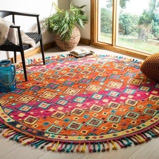 Inspired by the cozy ski lodges of Colorado, the Aspen Collection features fashionable geometric tribal patterned rugs. Using main accent colors of red, blue, and yellow, skilled artisans hand-tuft these wool rugs for exceptional clarity of color and design. Features: Pile height is 0.25 - 0.5 inch Bohemian & Eclectic Style Chic Tribal Pattern Weave Type: Hand-Tufted Featured in Safavieh's Aspen Collection For over 100 years, Safavieh has been crafting rugs of the highest quality and unmatched s Casual Home Decor, Rustic Chic Decor, Carpet Trends, Southwestern Area Rugs, Hooked Wool, Inspire Me Home Decor, Bohemian Living, Diy Carpet, Grey Carpet