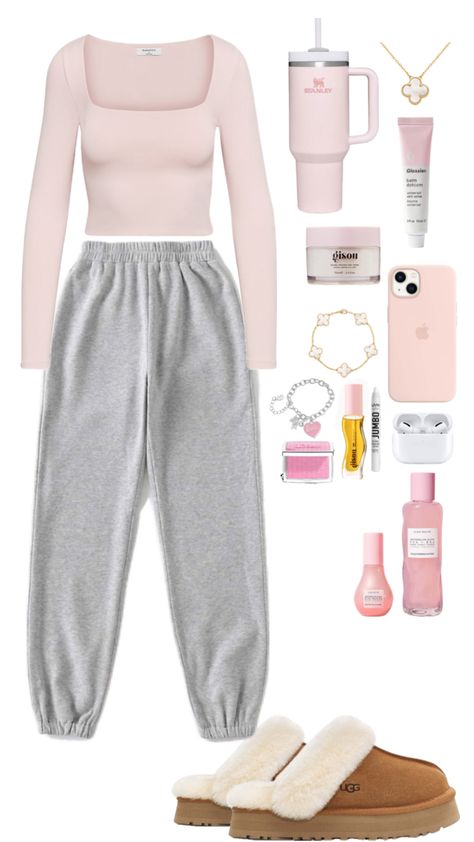 #pink #pinkoutfit #pinkfit #pinkpanther #pink #💗 #aesthetic #cute Pink Aesthetic Cute, Bar Owner, Preppy Makeup, Casual Preppy Outfits, Trendy Outfits For Teens, Cute Lazy Day Outfits, Crutches, Lazy Day Outfits, Cute Preppy Outfits