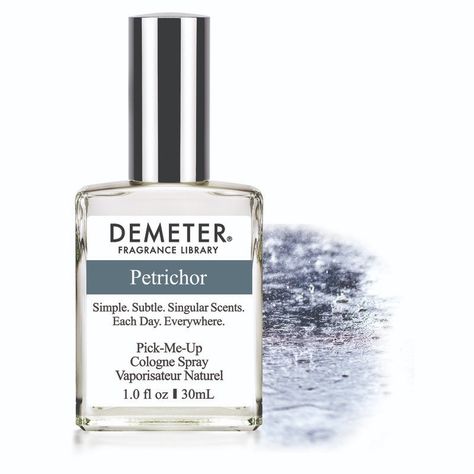 Petrichor - Demeter Fragrance Library The Eleventh Doctor, Demeter Fragrance, Fragrance Library, Cologne Bottle, Tired Of Waiting, Amy Pond, Earthy Scent, Eleventh Doctor, Natural Perfume