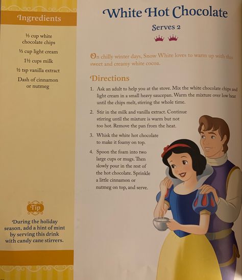 Baking Recipes From Disney Movies, Disney Recipe Book, Disney Cookbook Recipes, Disney Princess Cookbook Recipes, Disney Cookbook, Walt Disney Cookbook, Movie Recipes, Disney Movie Night Food, Disney Baking