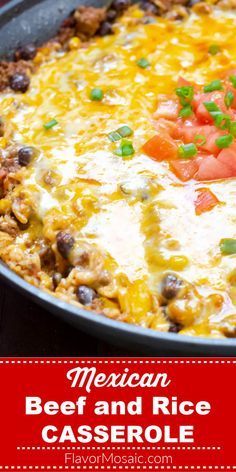 Spanish Rice Recipe With Ground Beef, Bell Pepper Rice, Beef And Rice Casserole, Mexican Rice Casserole, Pepper Rice, Corn Beef, Mexican Beef, Rice Dinner, Mexican Dinner