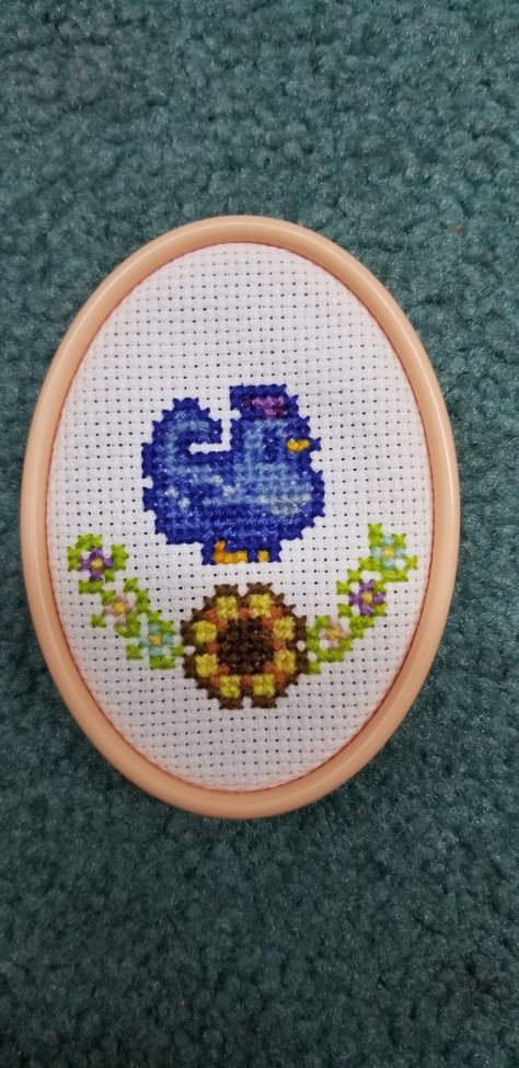 Stardew Valley Sunflower, Cross Stitch Patterns Stardew Valley, Stardew Valley Crafts, Stardew Valley Embroidery, Stardew Valley Cross Stitch Pattern, Crochet Stardew Valley, Stardew Valley Tattoo, Stardew Valley Crochet, Stardew Valley Cross Stitch