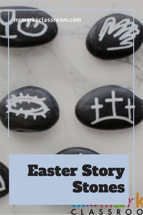 Easter story stones are a huge help in teaching the story of easter to children. Visit our site for details and more ideas Easter Story Stones Printable, Easter Devotions For Kids, Easter Rocks Painting Ideas, Easter Story Stones, Easter Story Crafts, Easter Story For Kids, The Story Of Easter, Lord’s Supper, Easter Devotions