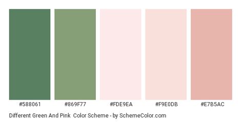 Color scheme palette image Green And Pink Color Scheme, Pink Green Wedding, Green Branding, Christmas Color Palette, Green Themed Wedding, Green Wedding Colors, Pink Color Schemes, Pink Palette, Green Color Schemes