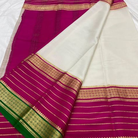 ✨✨✨NEW COLLECTION✨✨✨✨ Ksic thickness Contrast pallu and contrast blouse Pure Mysore / crepe silk sarees Free shipping* #mysoresilksaree #mysore #saree #sareenotsorry #womenempowerment #womeninbusiness #bangalore #kerala #pink #india #kolkata #chennai #karnataka #indianwomen #blouse #instafashion #indianethnicwear #bride #indiantraditionalwear #sareesofinstagram #indianwedding #banarasisaree #affordablesaree #chiffon #instagood #instafashion #instalike #instagram Mysore Crepe Silk Sarees, Mysore Silk Saree, Crepe Silk Sarees, Contrast Blouse, Mysore, Indian Ethnic Wear, Banarasi Sarees, Kolkata, Chennai