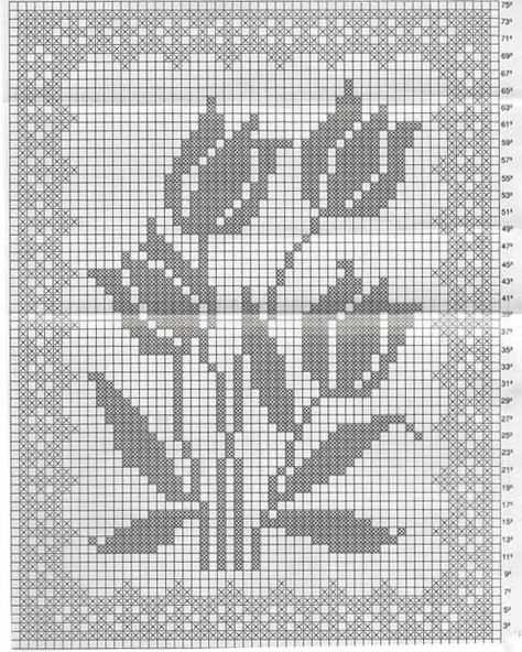 Crochet Curtain Pattern, Fillet Crochet Patterns, Filet Crochet Charts, Crochet Carpet, Fillet Crochet, Crochet Curtains, Crochet Decoration, Crochet Doily Patterns, Crochet Tapestry