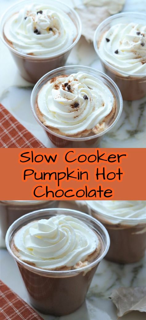 Slow Cooker Hot Chocolate, Game Night Family, Pumpkin Hot Chocolate, Pumpkin Chip, Pumpkin Cream Cheese Muffins, Best Pumpkin Pie, Slow Cooker Pumpkin, Coconut Bread, After School Snack