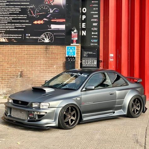 Awesome Rallye Monster! Subaru Impreza wrx sti Turbo Jdm Black, Stickers Photography, Turbo Engine, Best Jdm Cars, Subaru Cars, Rally Racing, Street Racing Cars, Tuner Cars, Rally Car